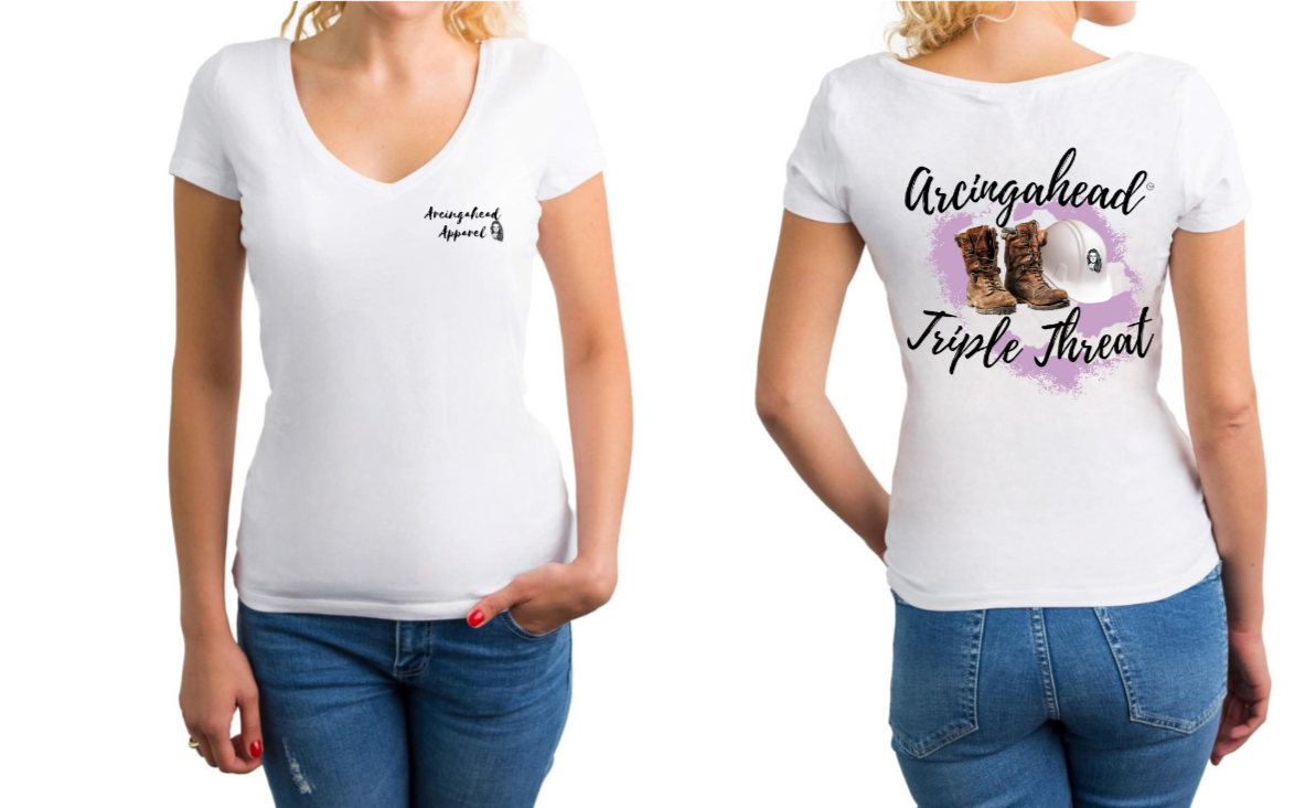 Triple Threat"  T-shirt
