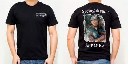 coal or surface miner black tee shirt