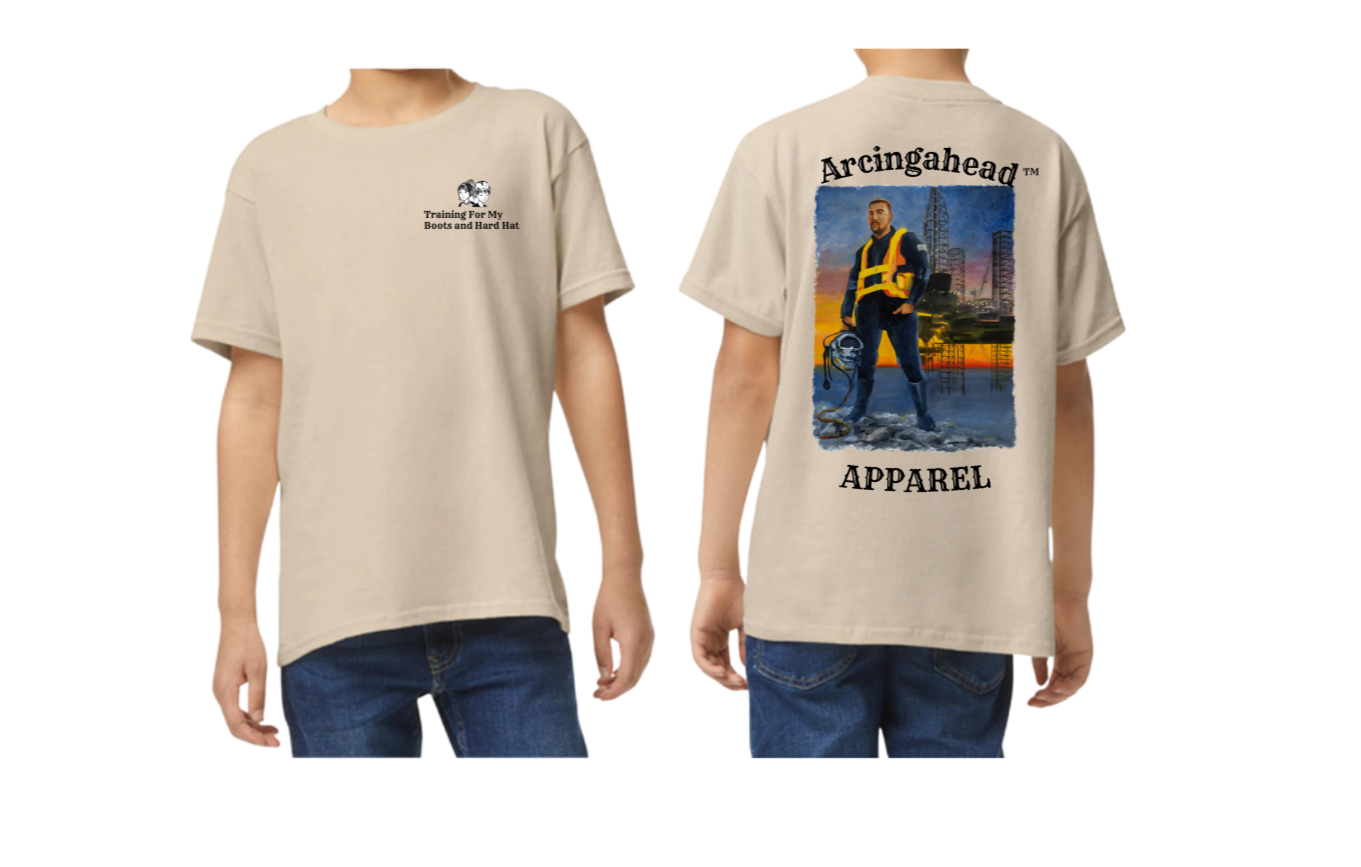 Kid's unisex offshore oil rig T-shirt