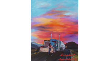 Female Trucker 20oz Tumbler