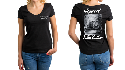 Logger "babe" T-shirt (cursive)
