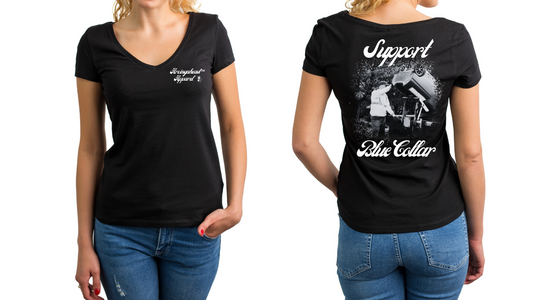 Sanitation Worker "babe" T-shirt (cursive)