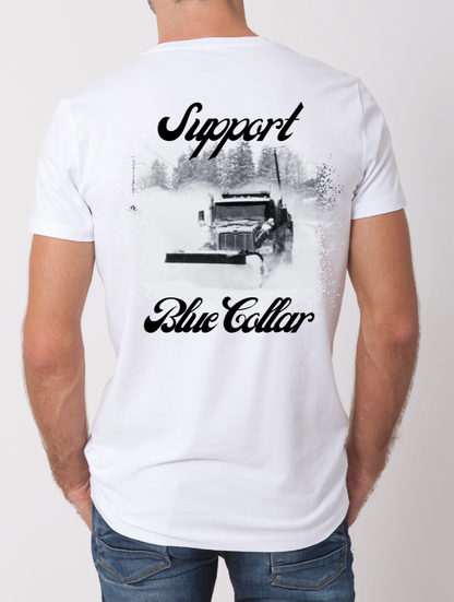 Snow Plow T-shirt (cursive)