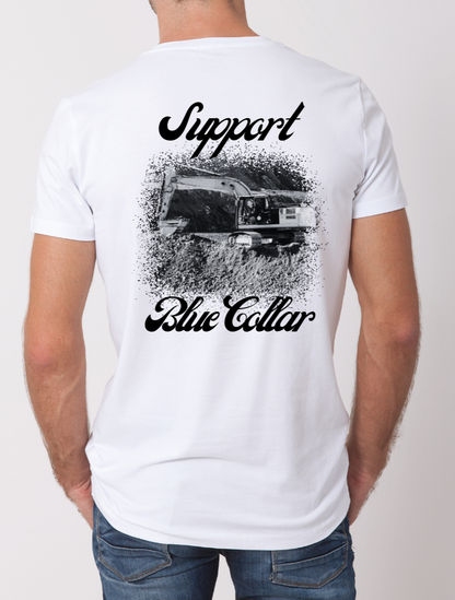 Trackhoe T-shirt (cursive)