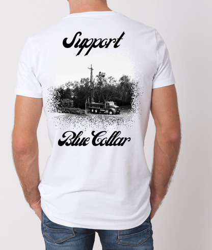 Well Drilling T-shirt (cursive)