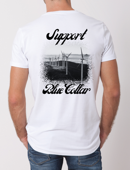 Wind Turbine T-shirt (cursive)